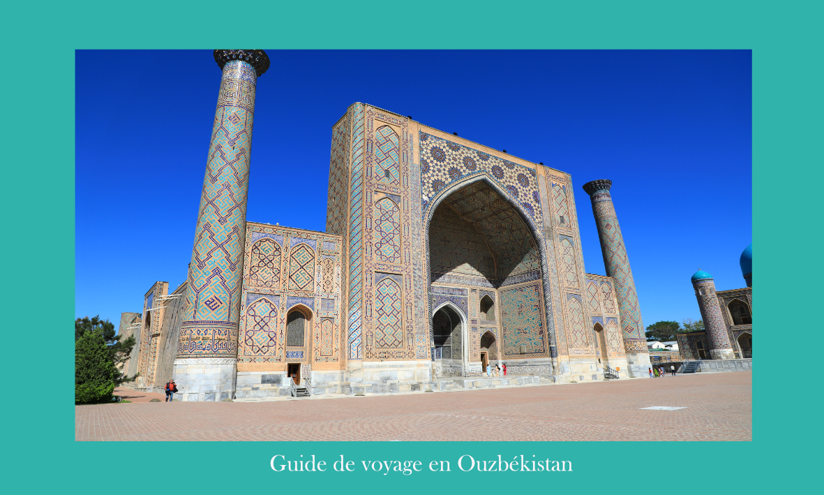 Mosquée dans la ville de Samarcande en Ouzbékistan